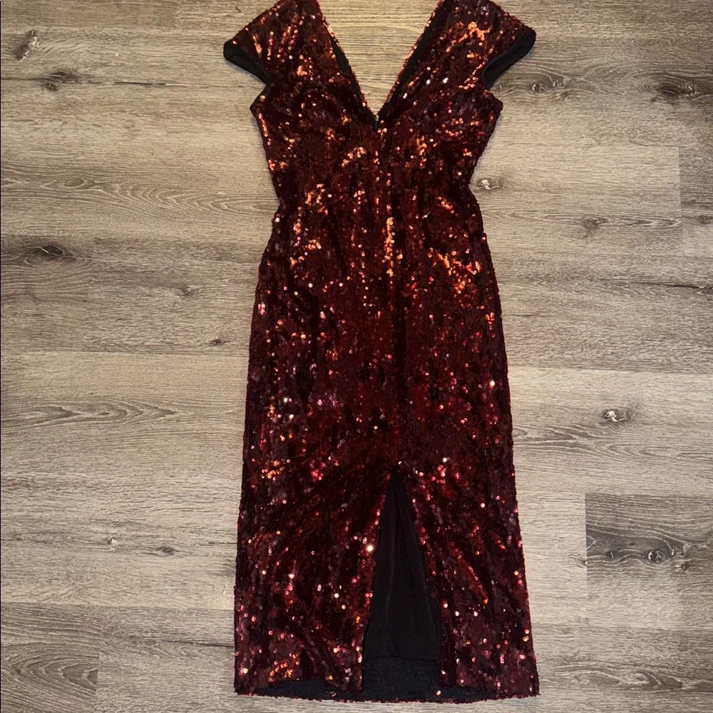 Dress the Population Sequin Midi Dress - Picture 2 of 6